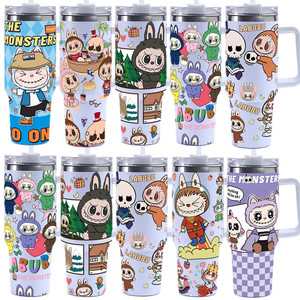 Cartoon pattern Laboo 40oz car cup