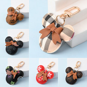 9 Colors Mickey Head Keychain
