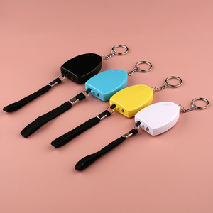 Shield type siren keychain 130D siren sound LED light lighting alarm