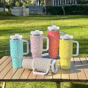 bling 40oz stainless steel thermos