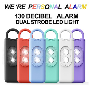 Anti-wolf artifact double flash light personal alarm 130dB high decibel