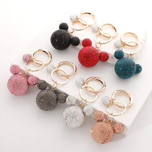 Bling Cartoon Keychain