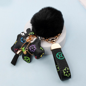 6-color bell dog + fur ball set