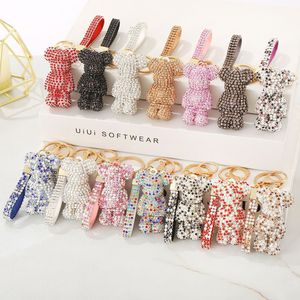 Bling bear keychain