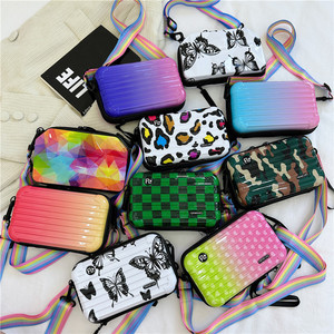 10 colors PVC messenger bag outdoor leisure coin mobile phone bag