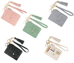 Ultra-thin card holder for women's wrist, first-layer cowhide multi-slot ID card holder, card holder